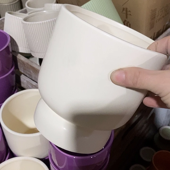 陶摆件陶盆有孔 瑕疵介意勿拍