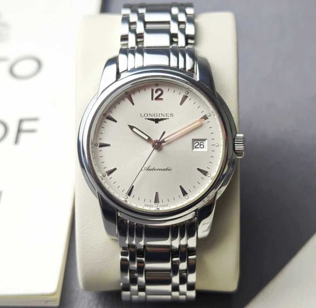 99新 Longines/浪琴 /索伊米亚763/表径38.5/自动机械男表