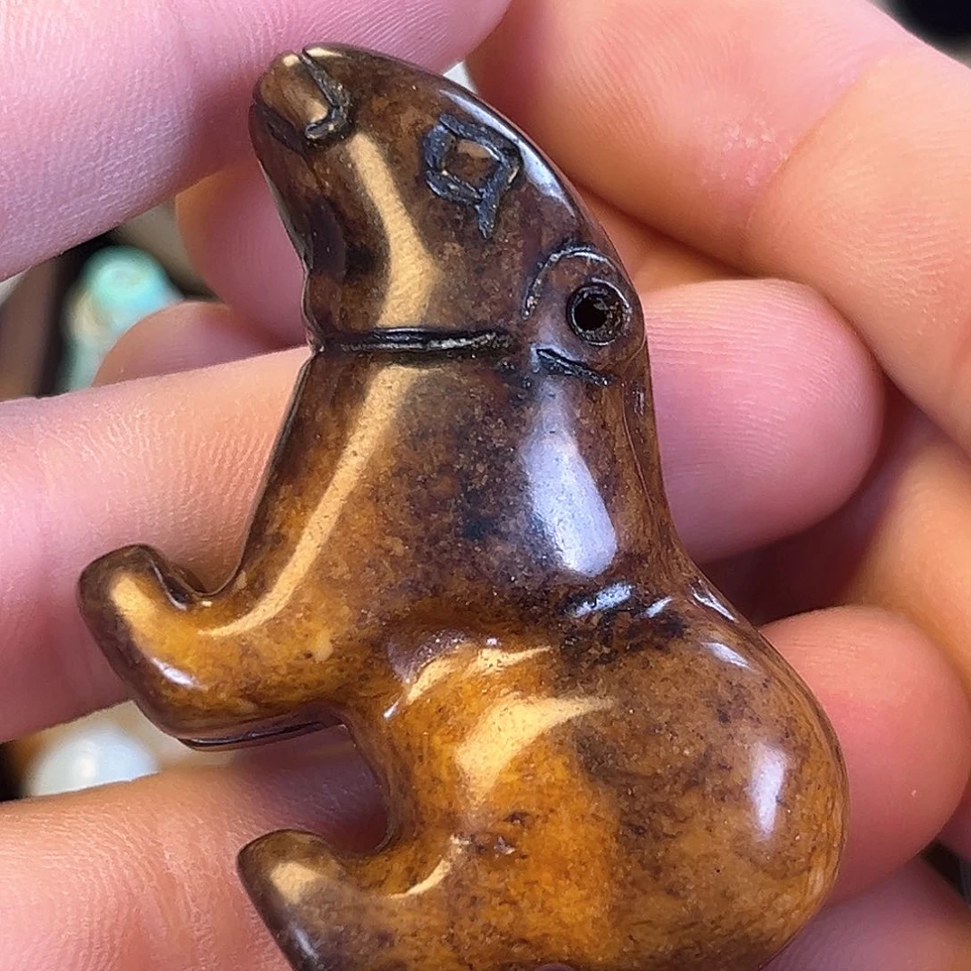 和田玉如图未镶嵌放*翁