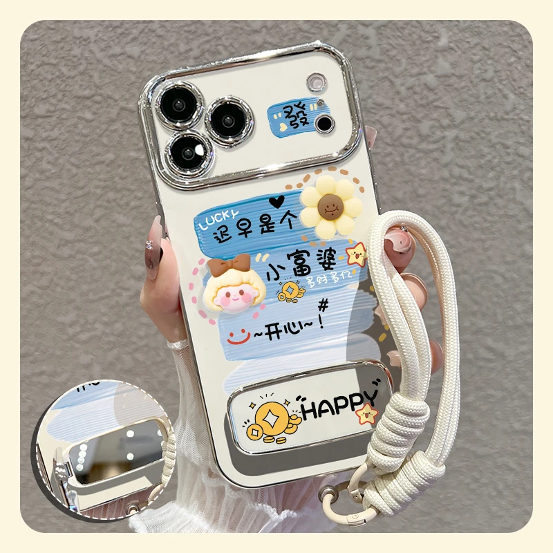 适用苹果17手机壳iphone17promax开心曲奇大视窗17pro防摔air女款