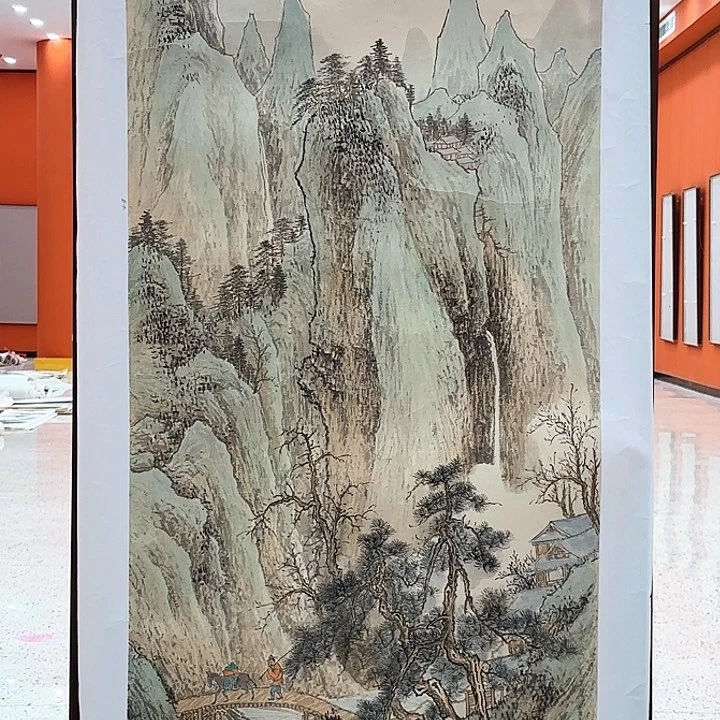 国画天**号何虎雏老先生大黑书出书原作