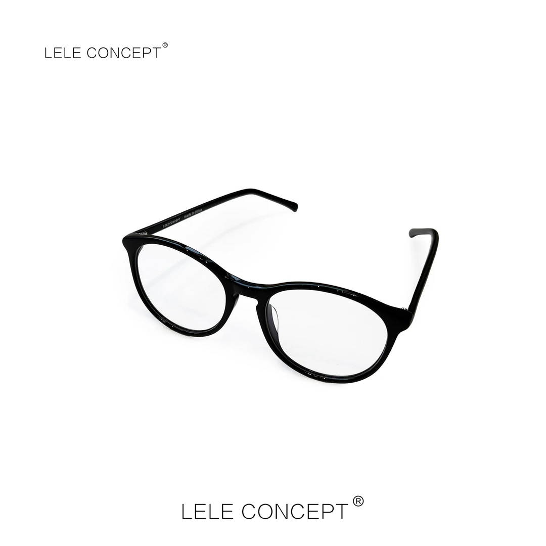 LELE CONCEPT｜「夭夭」 都市时装百搭款黑框透明眼镜SP0231