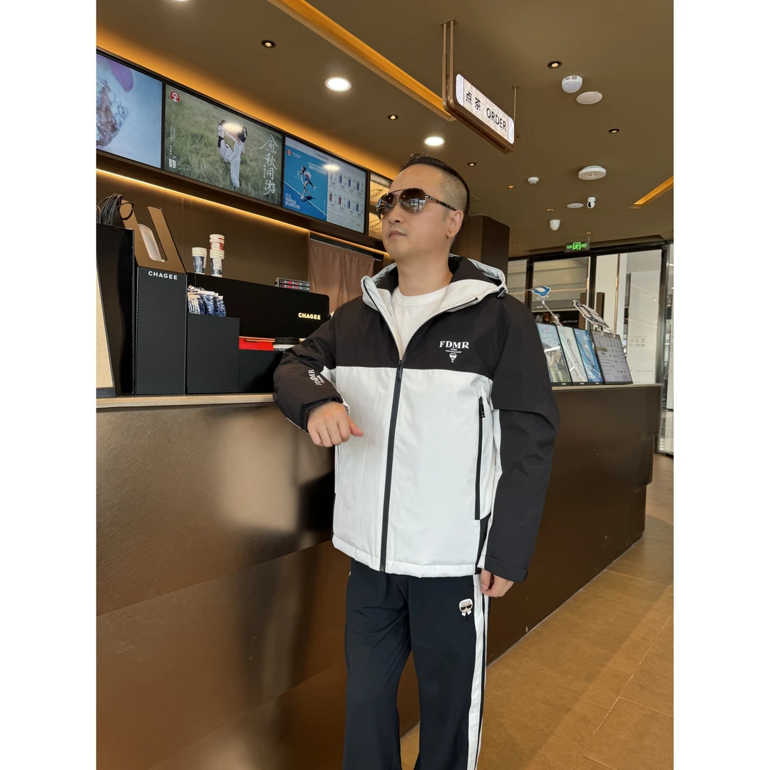 FEIDIMR男士鹅绒服三防休闲连帽防水防风保暖265512