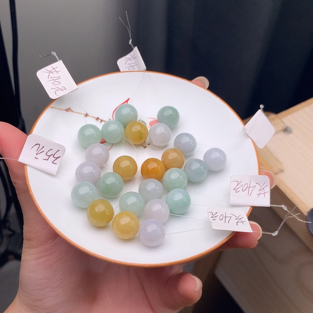 红***鱼翡翠未镶嵌手链翡翠y2618