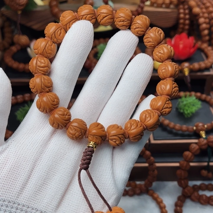 吊坠桃核15盘龙爆肚手持