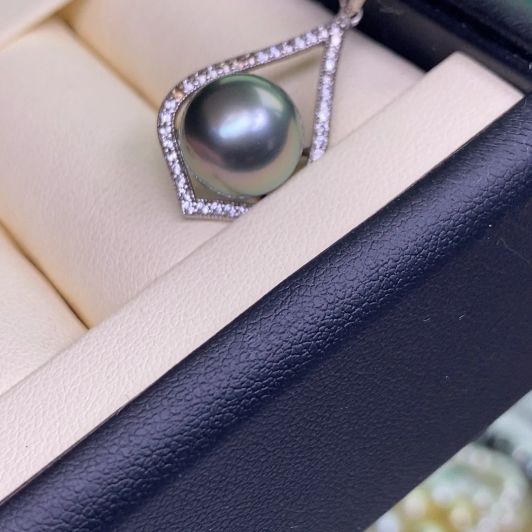 颈饰银S925镶嵌海水珍珠