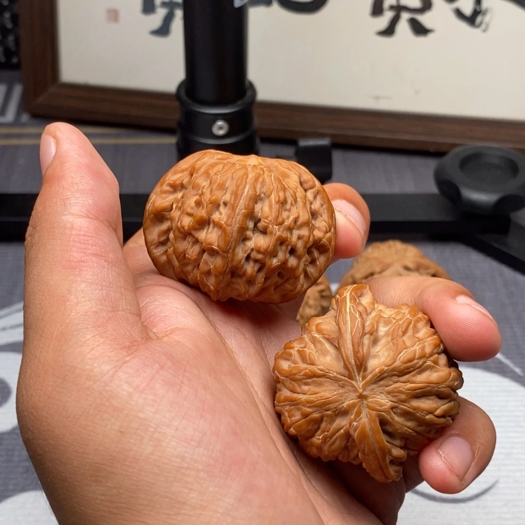 把件文玩核桃全品顶级正磨45