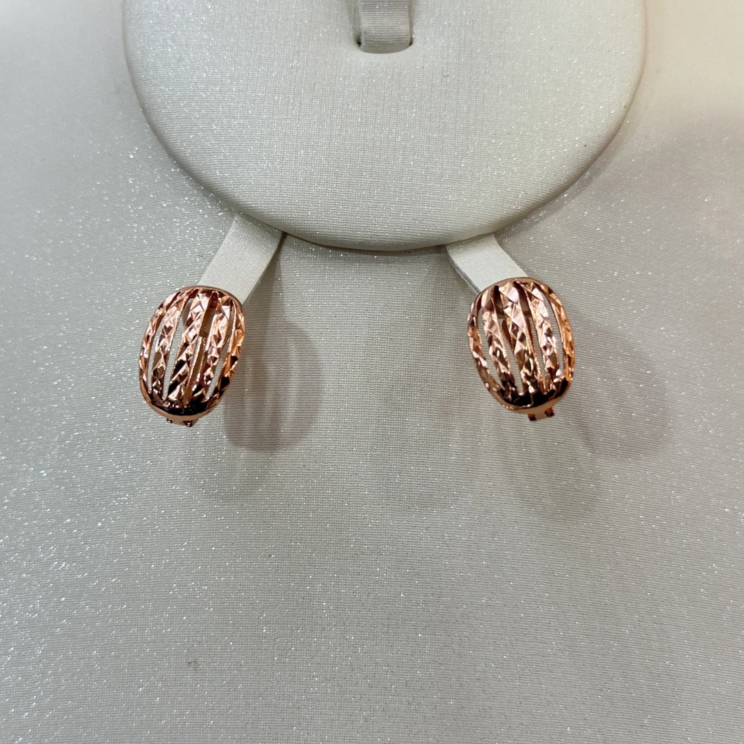 铜合金耳饰 Kizil altun pason耳环