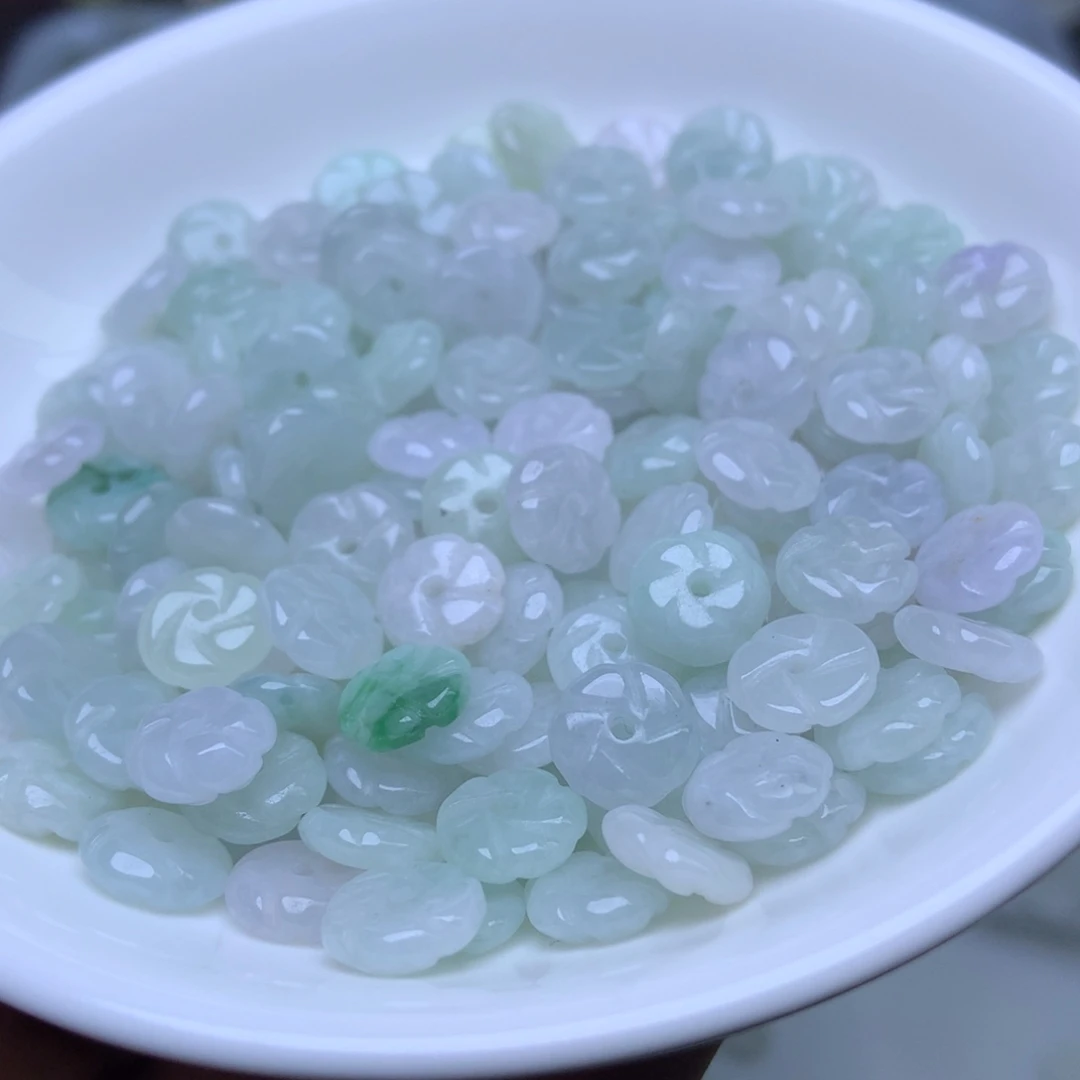 未镶嵌手链翡翠卡9冰花花50个
