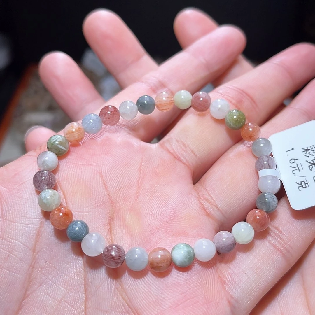水晶手链未镶嵌192号主图手串  6+