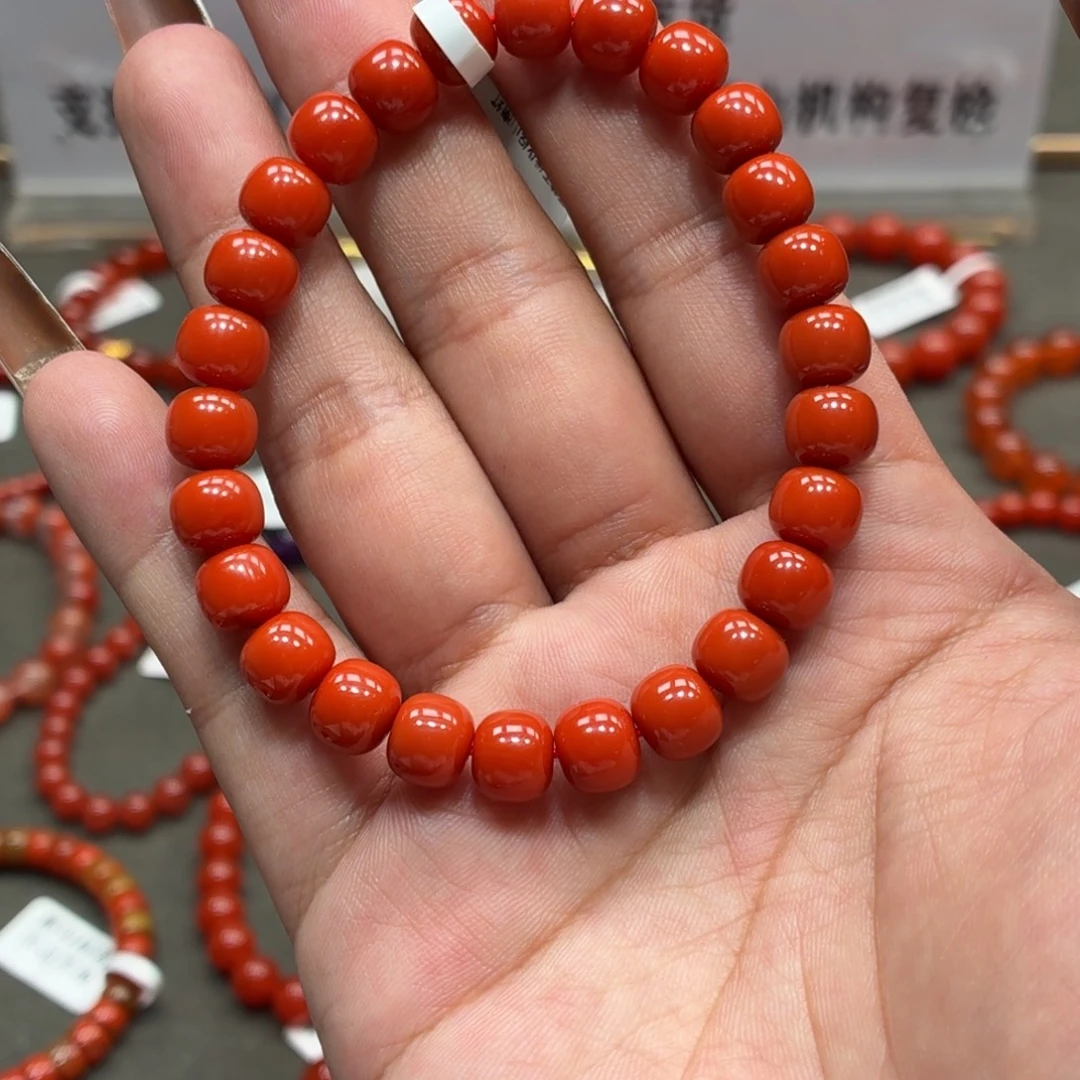 未镶嵌手串南红玛瑙原矿保山大水沟老型手串卡8