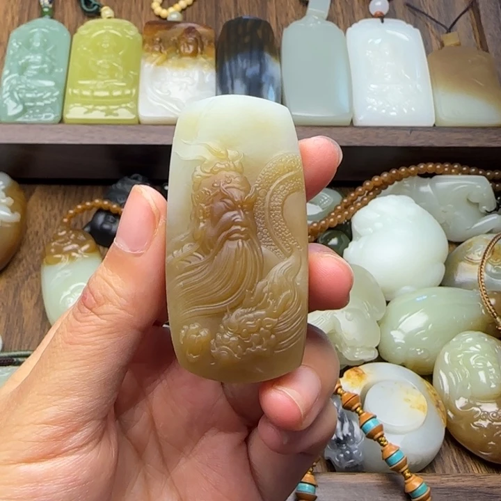 前***方和田玉（糖玉）未镶嵌挂件