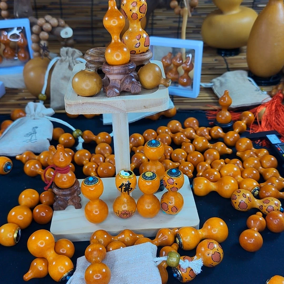 梦**真佛莲桃木绕指柔葫芦