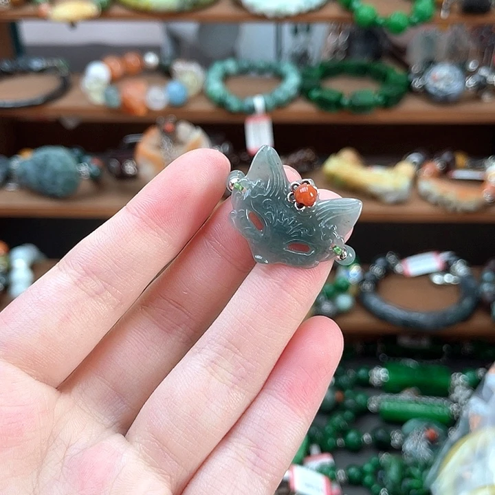 翡翠未镶嵌戒指饰品