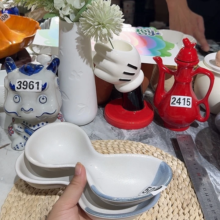 瓷片微瑕陶瓷介意慎拍5049