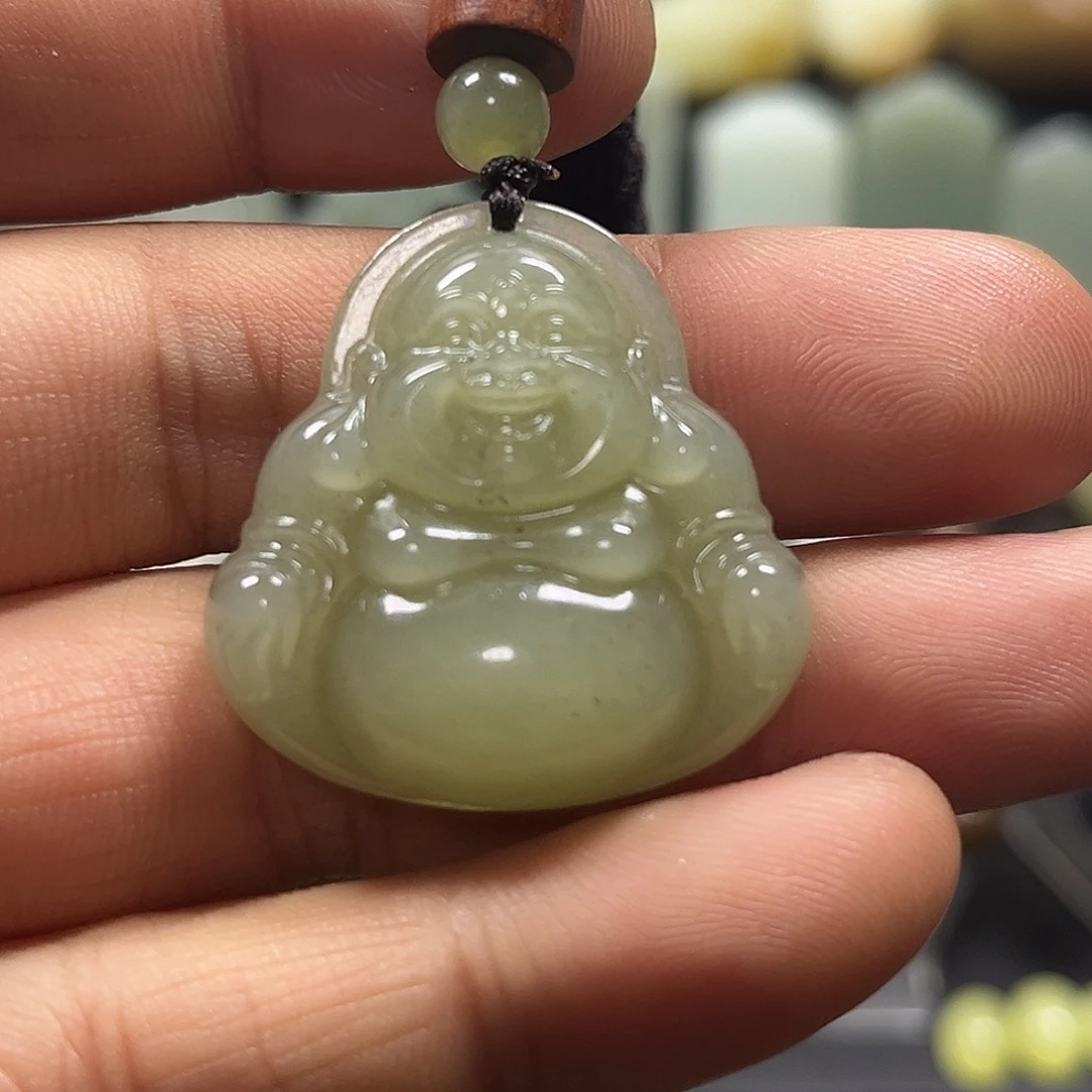 和田玉未镶嵌吊坠(不含链)