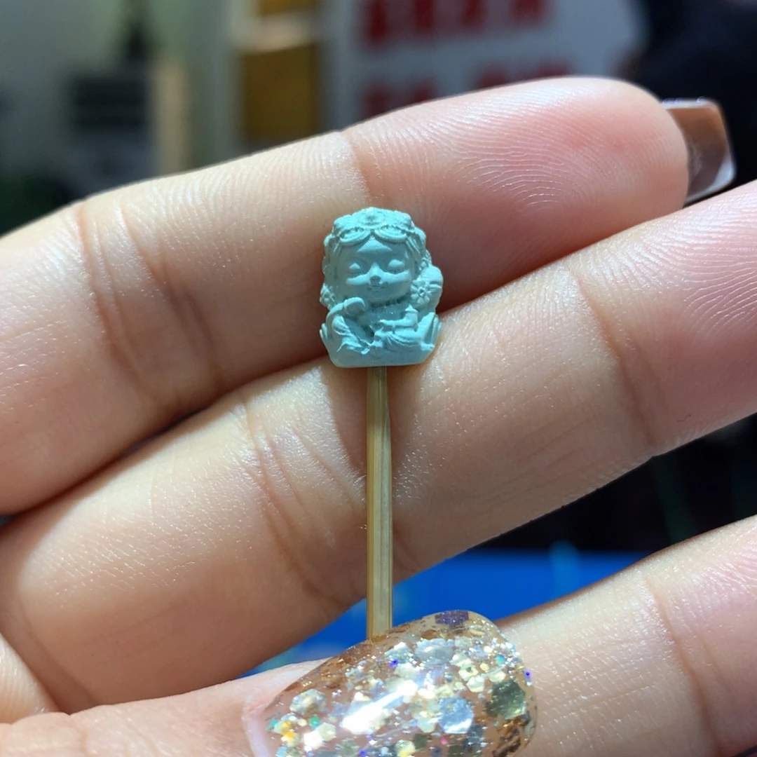 未镶嵌绿松石配饰胖*霓