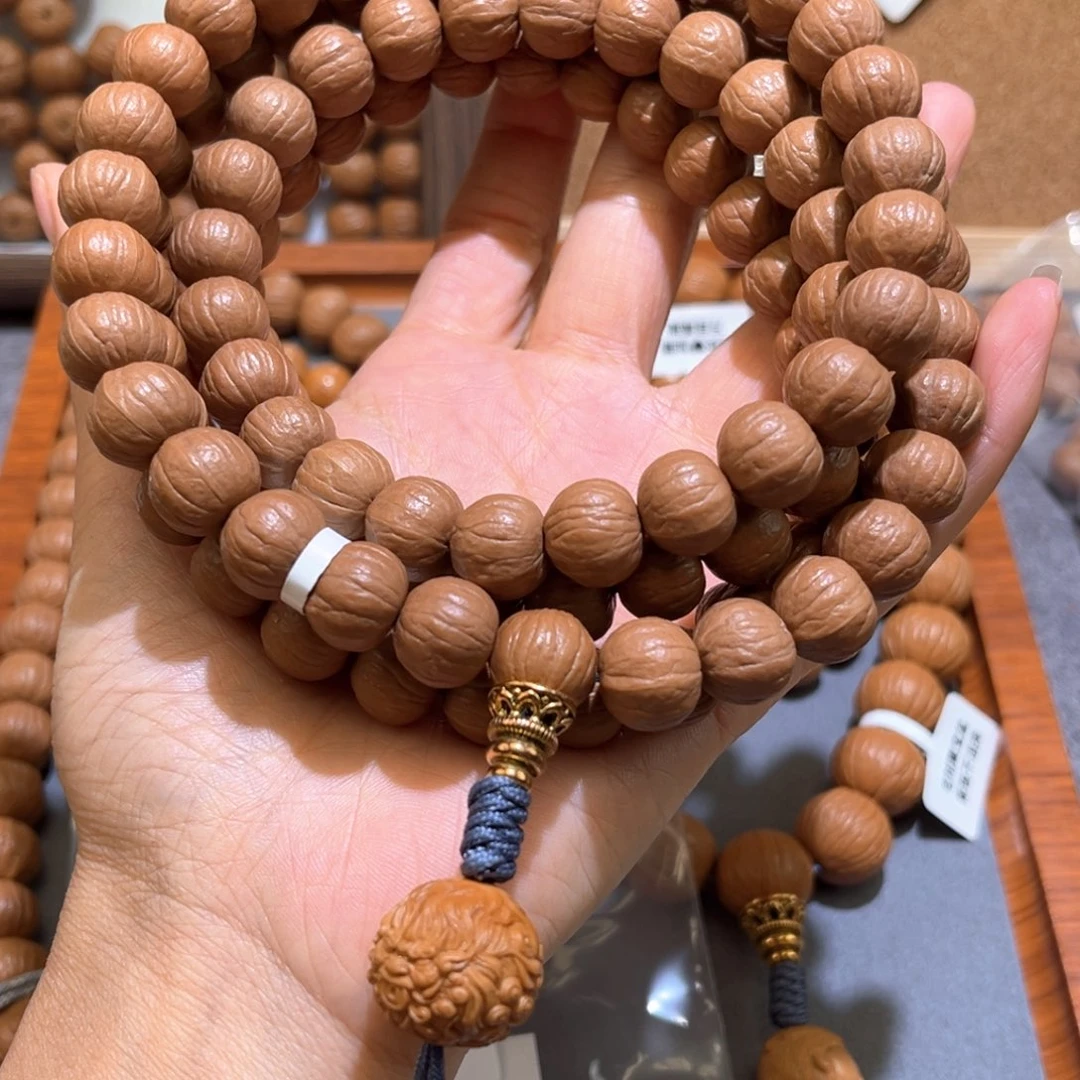 铸***育猴头核桃手串南瓜脖挂108