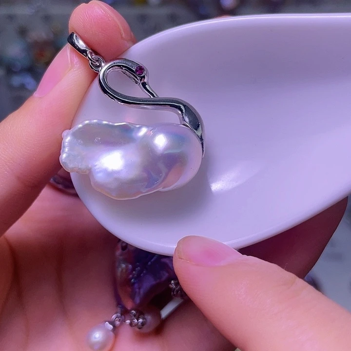 合金颈饰淡水珍珠70