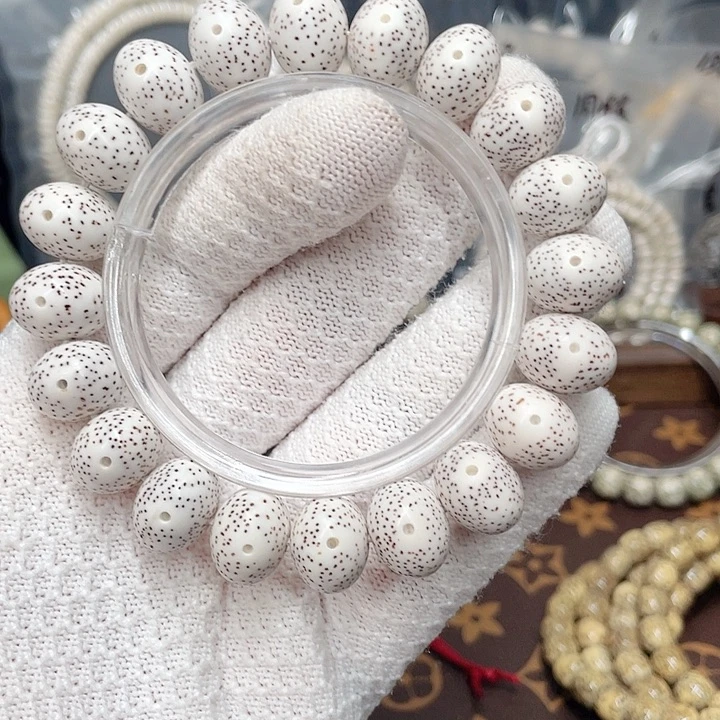 手串星月菩提干磨微脱脂15算盘珠单圈