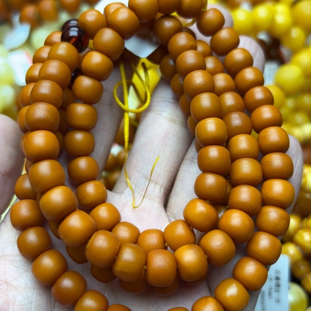 未镶嵌琥珀手链花*山蜜蜡