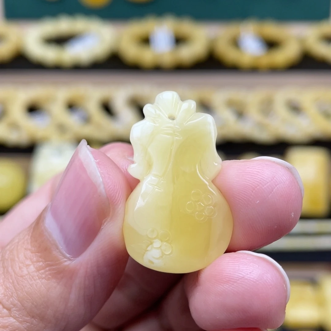 琥珀裸石未镶嵌琥珀蜜蜡