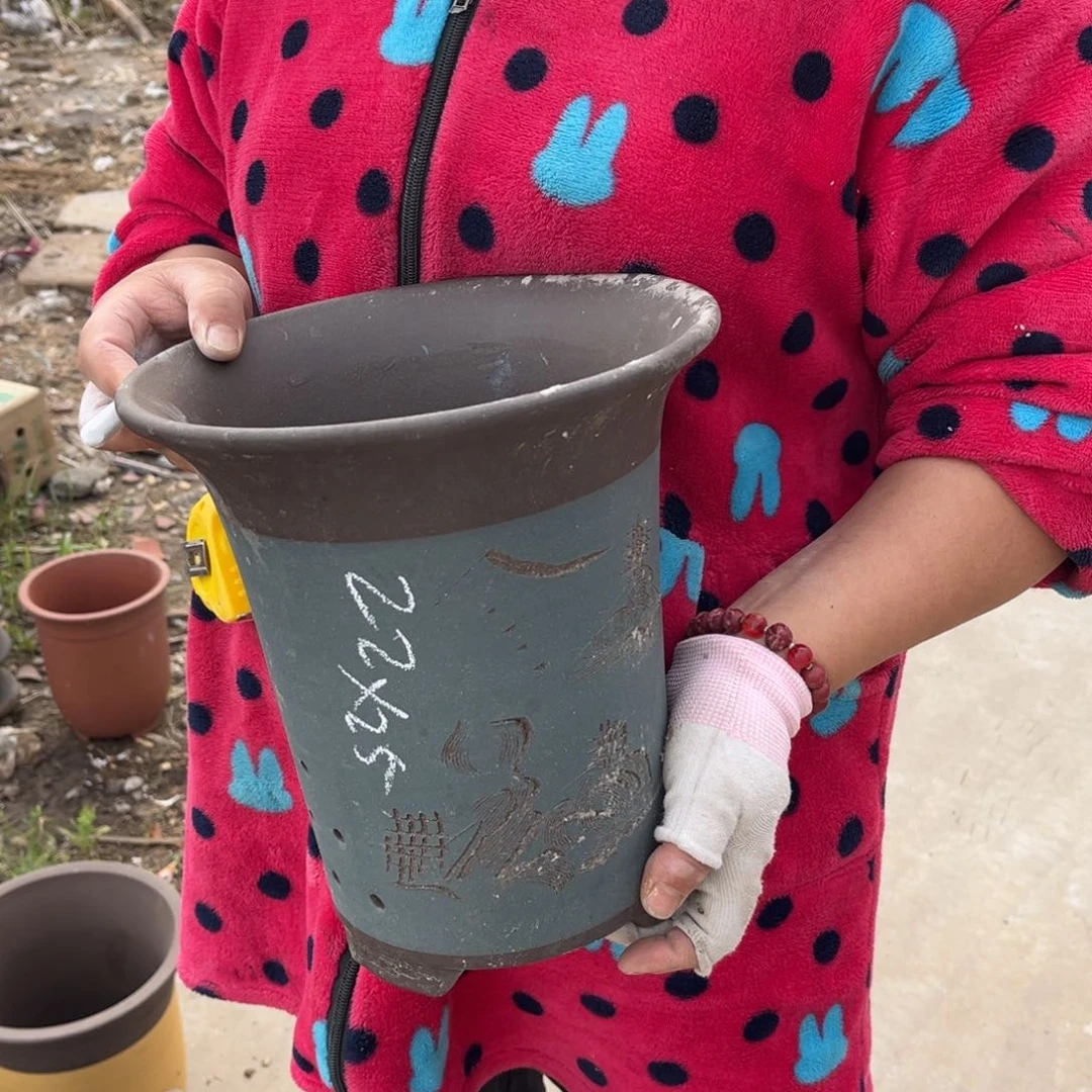 紫砂花盆紫砂花盆