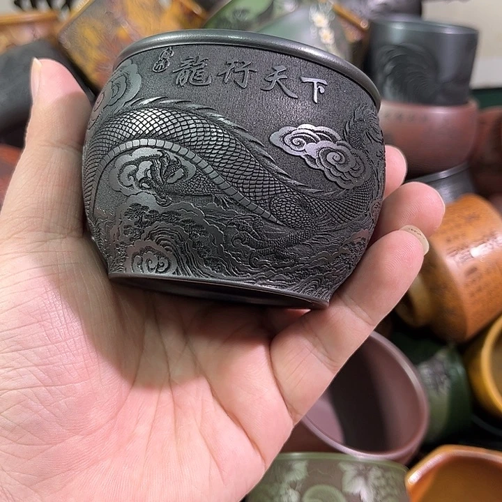 茶杯紫砂全手工紫砂主人杯