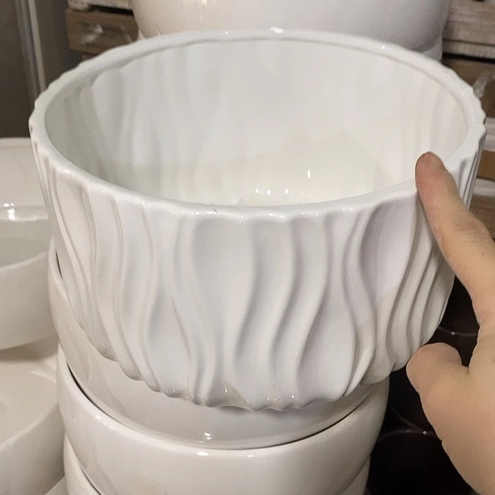 陶摆件陶盆有孔 瑕疵介意勿拍
