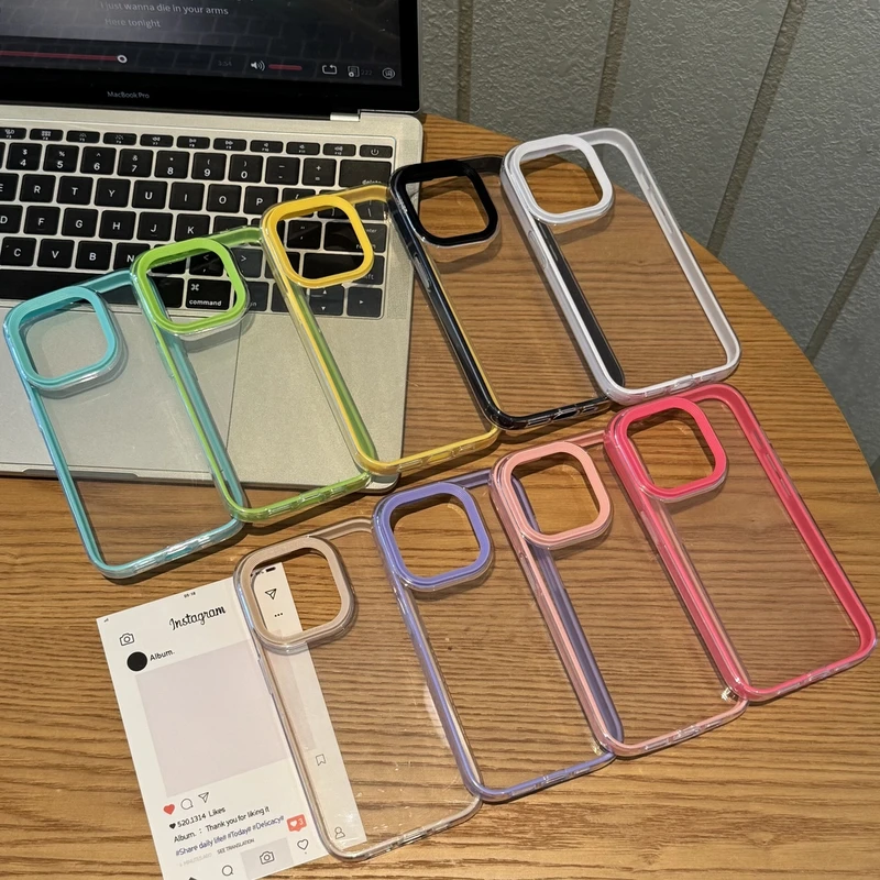 防摔透明三合一适用苹果15/16promax手机壳iphone14/13简约