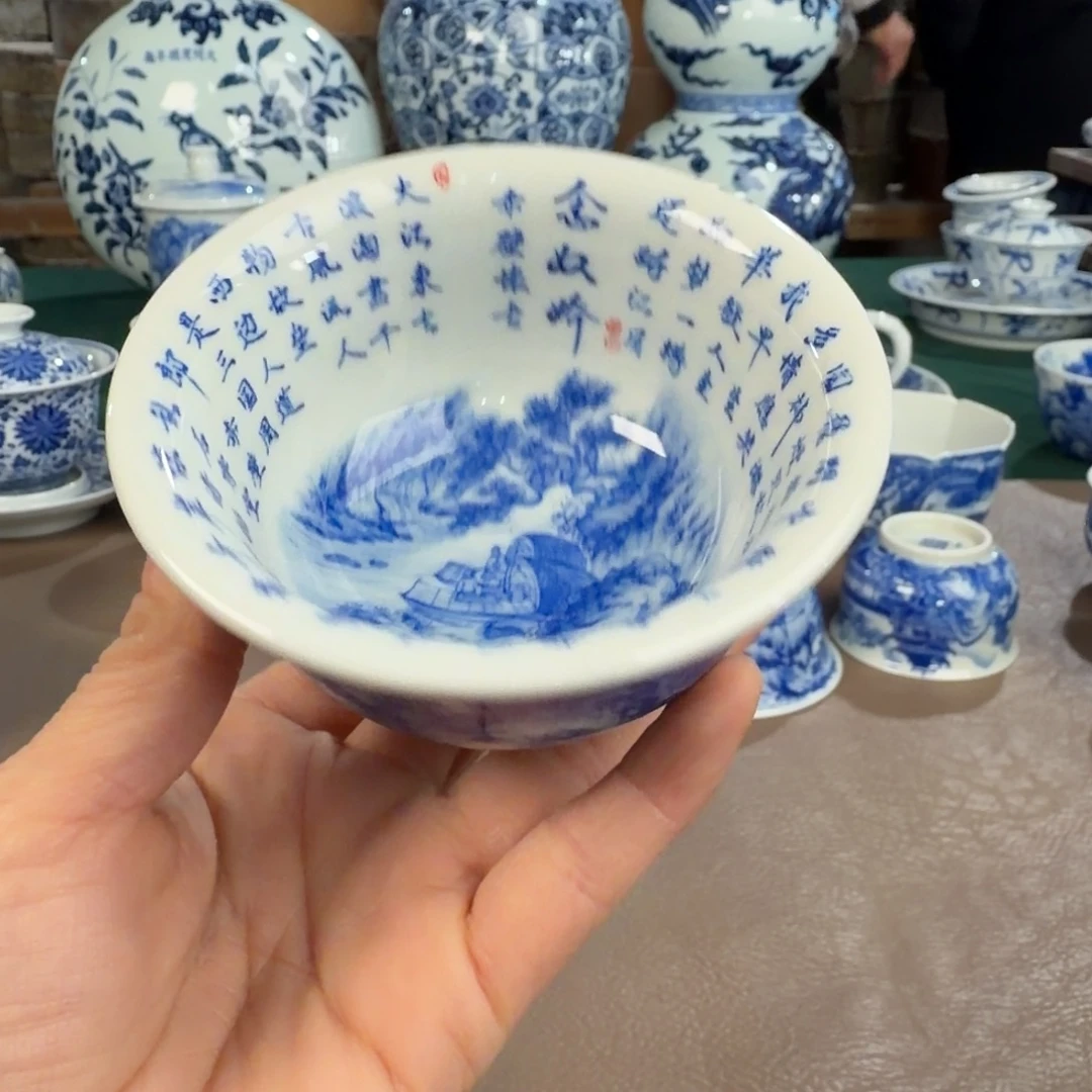 景德镇陶瓷手工手绘