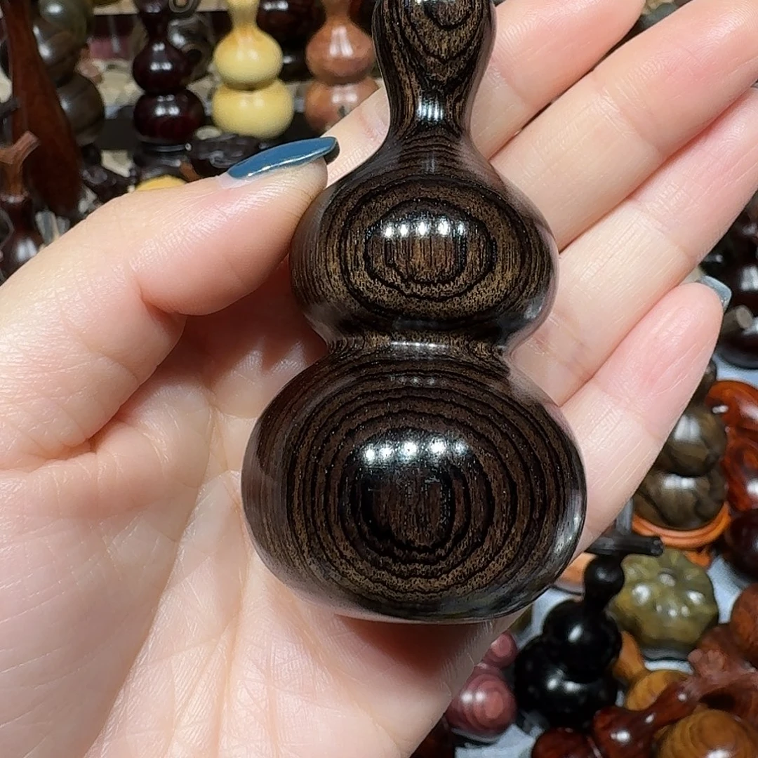 钓***8香榧木紫光檀直径4.0葫芦