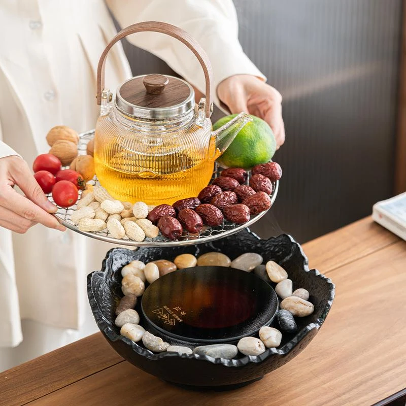 苏泊尔适用新款煮茶壶单电陶炉烧水养生家用玻璃陶瓷烤奶罐泡茶器