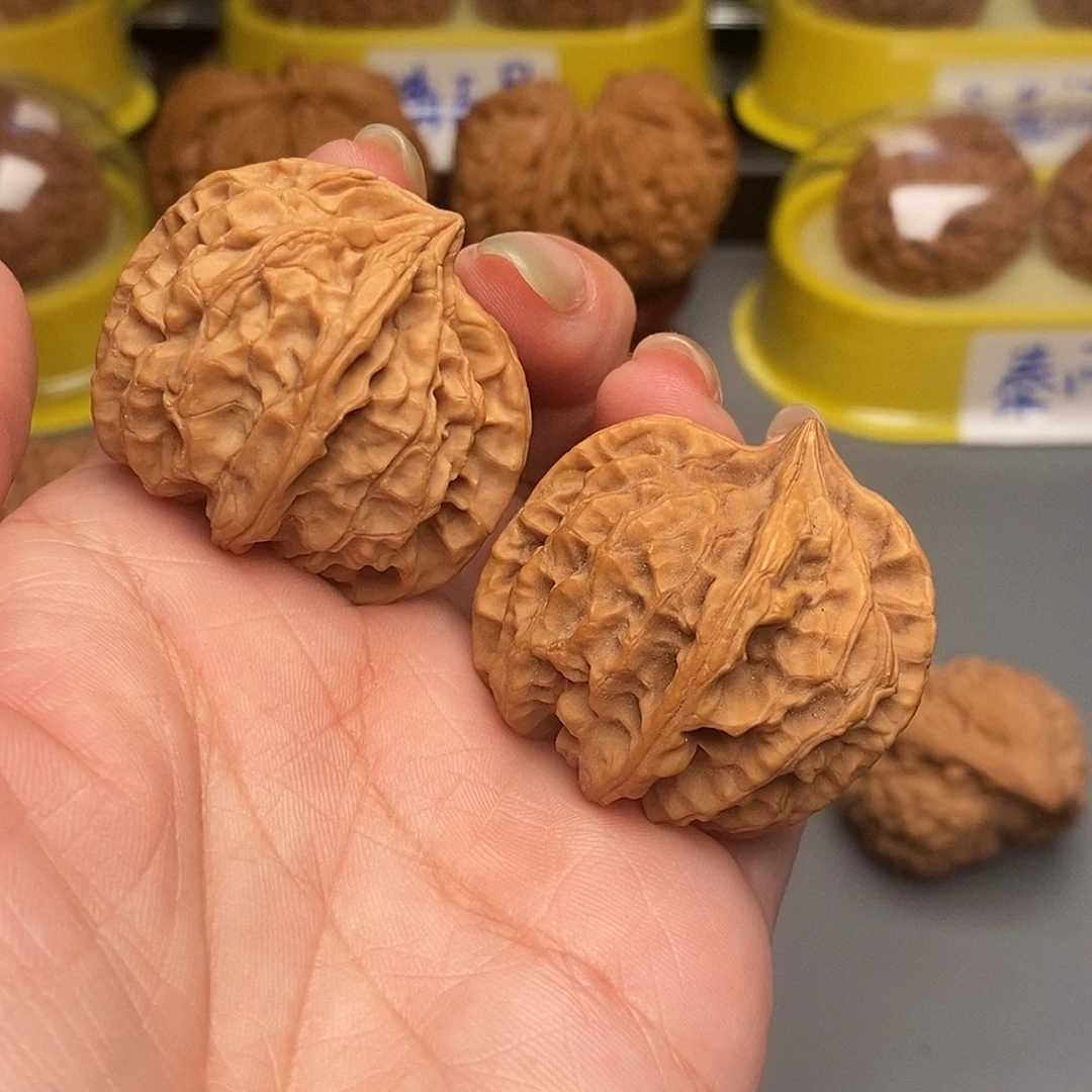 木质类玉玺四棱一对