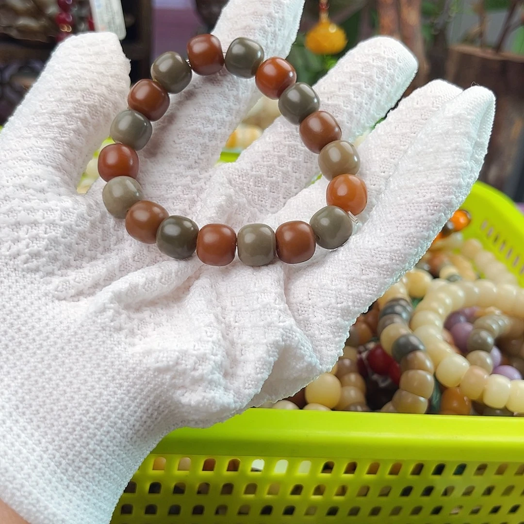 手串菩提根/象牙果红绿微瑕不退换