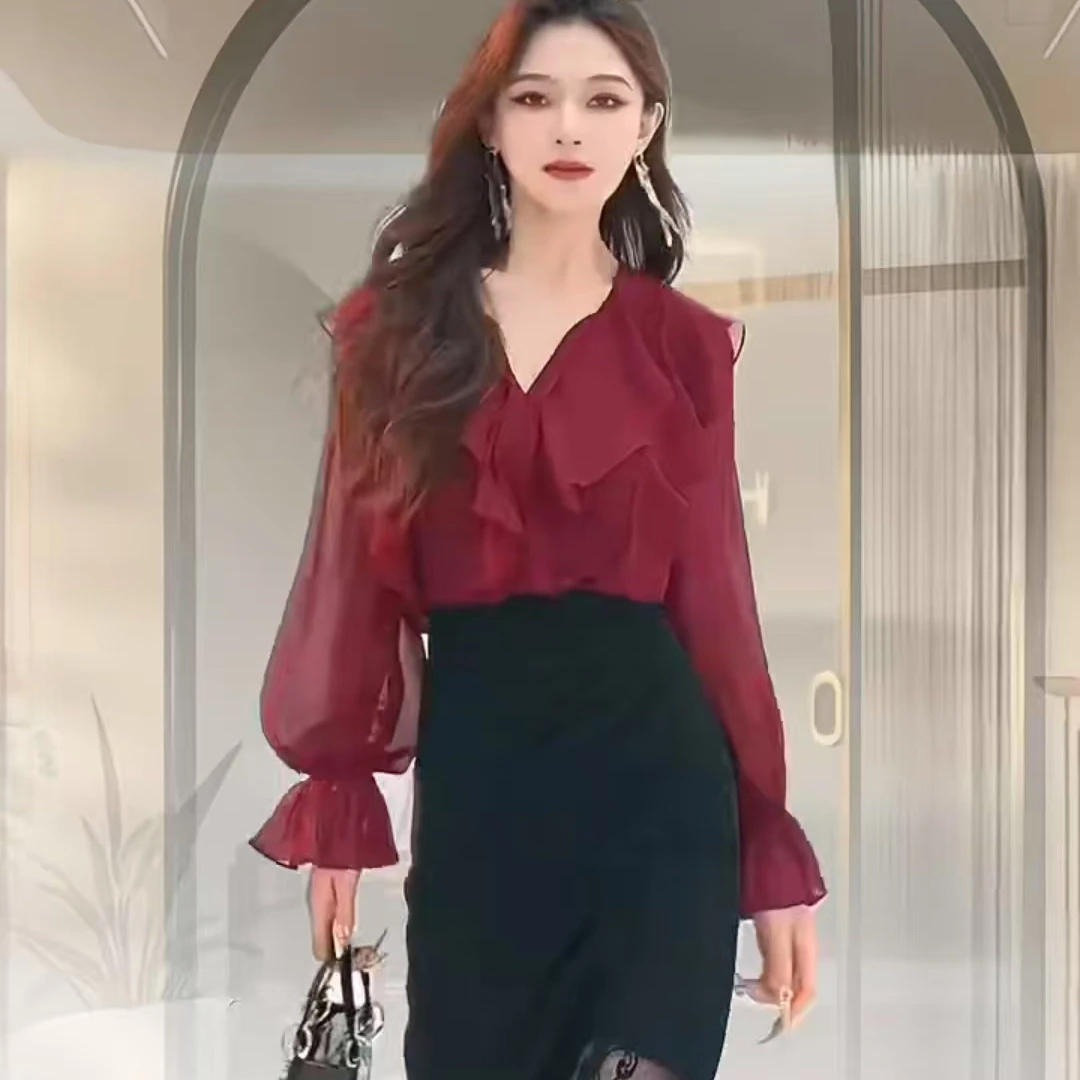 修身时尚小衬衫百搭气质122