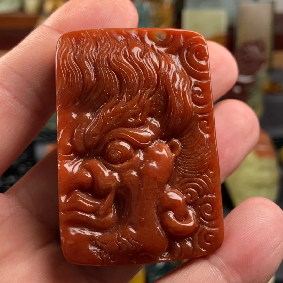 岫玉未镶嵌手把件