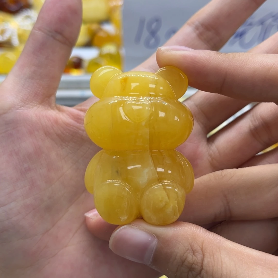 未镶嵌颈饰琥珀天然琥珀福利特价款大熊21g