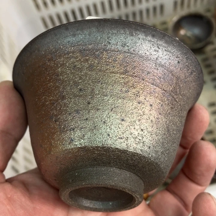 柴烧杯子与宝瓶大放漏