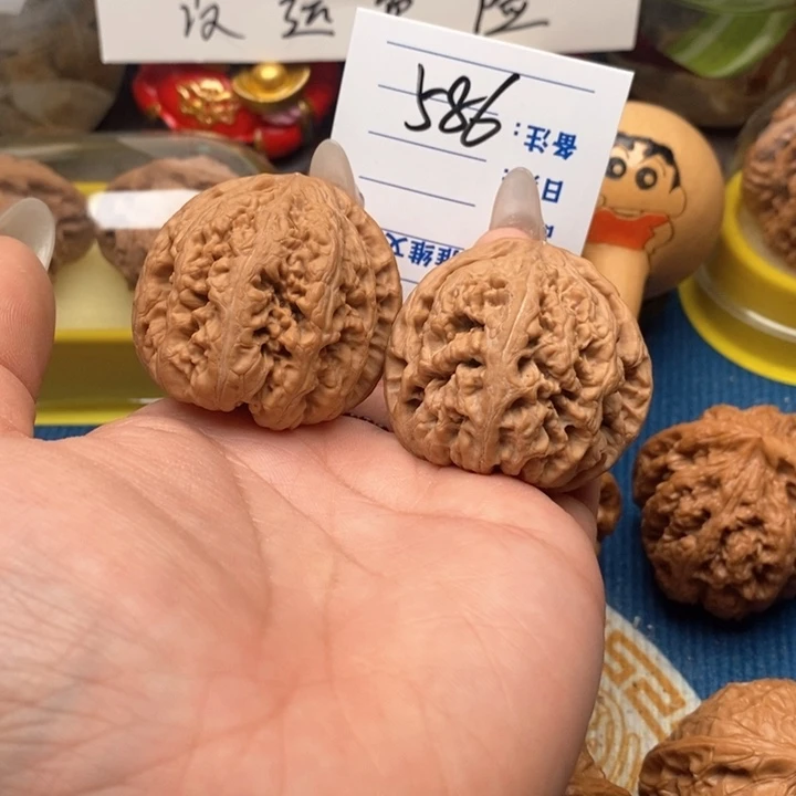 文玩核桃把件༺****༻586号42全品粗筋