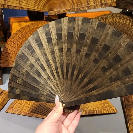 扇子21小叶桢楠金丝楠木苏扇阴沉