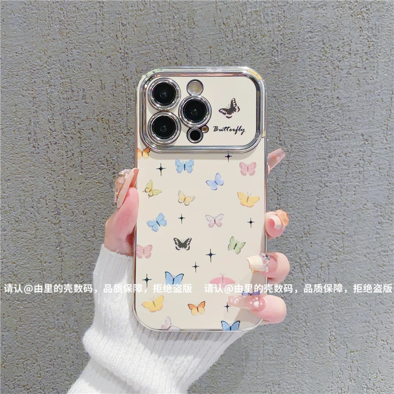 电镀大视窗适用苹果16iPhone/华为荣耀/OPPOVIVO/小米/一加手机壳