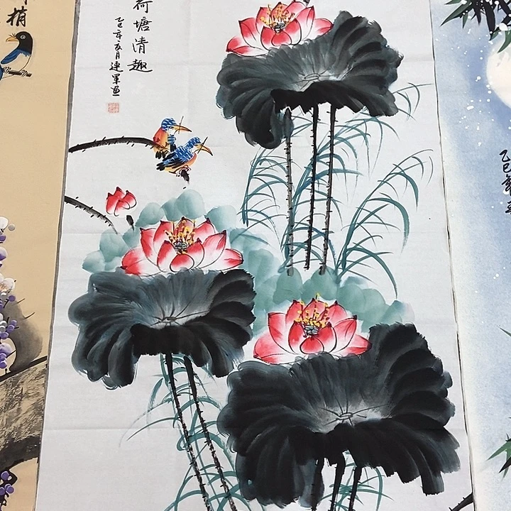 小周画廊的直播间