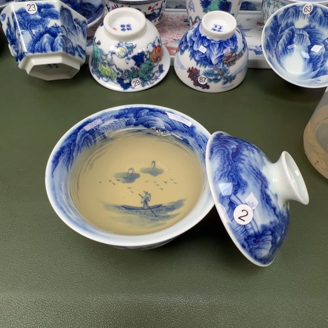 陶瓷景德镇纯手工纯手绘茶具木木2