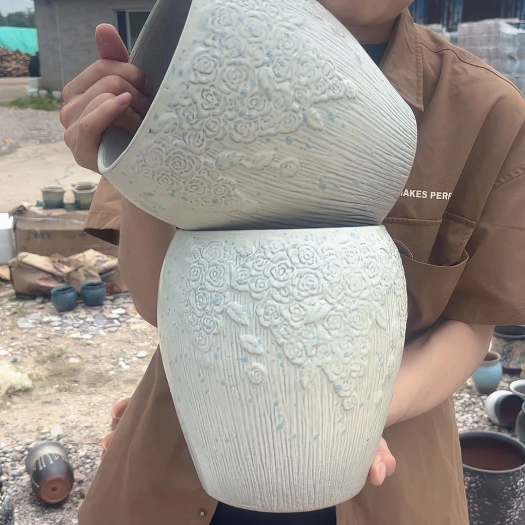 白玫瑰收口两个口径1823