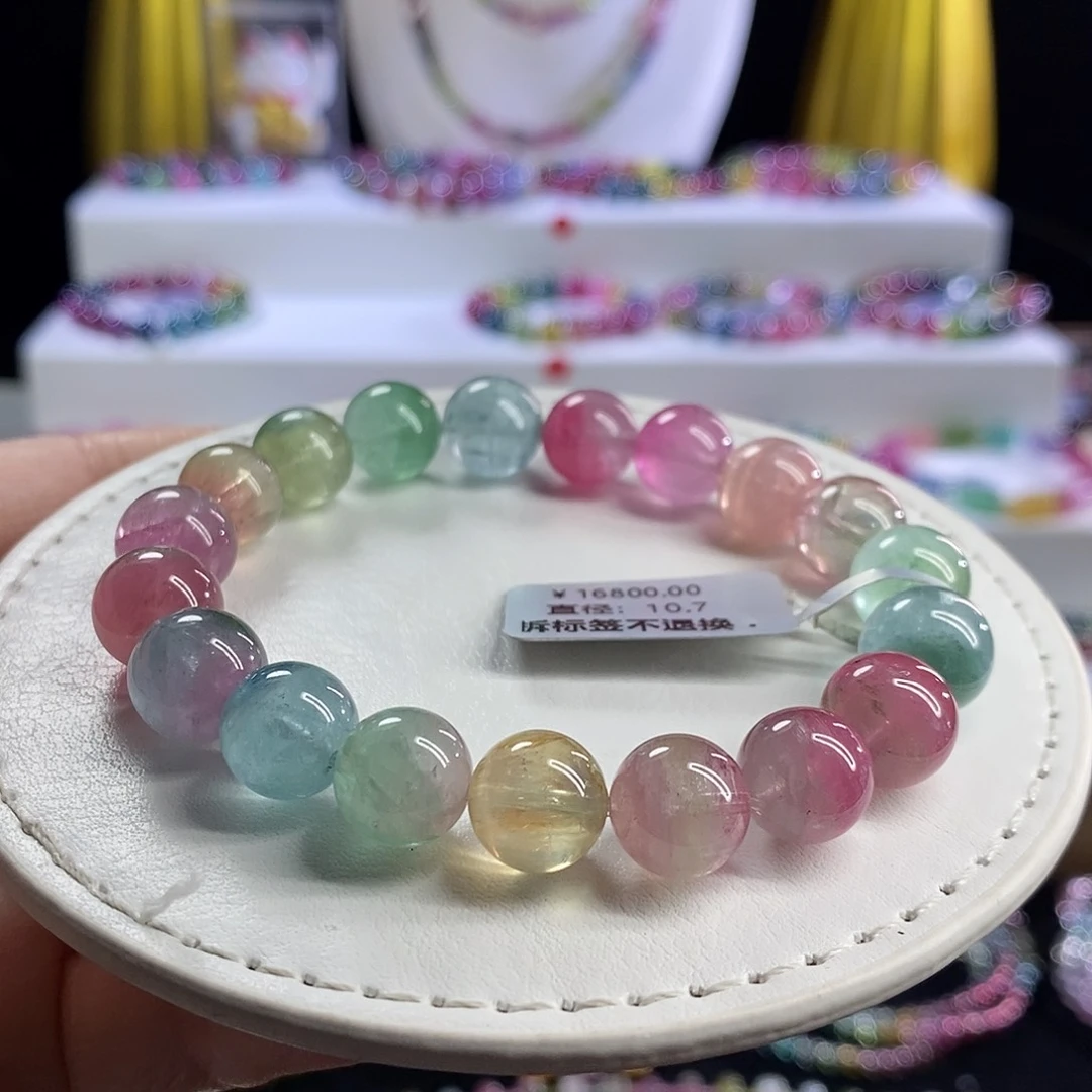 未镶嵌手链碧玺梦幻西瓜