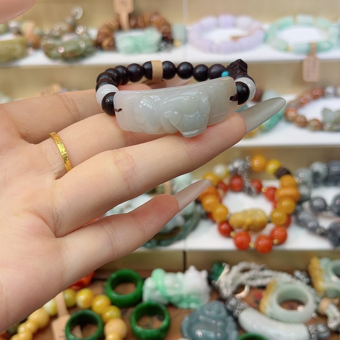 翡翠未镶嵌手链手链