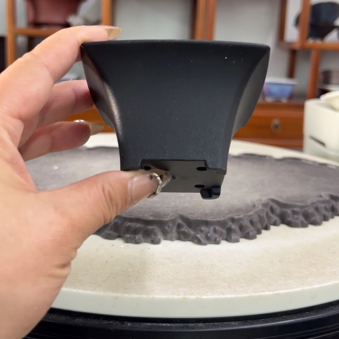 紫砂花盆瑕疵4-7。。z