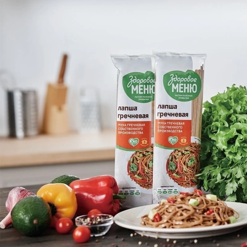 俄罗斯进口荞麦挂面400克/袋