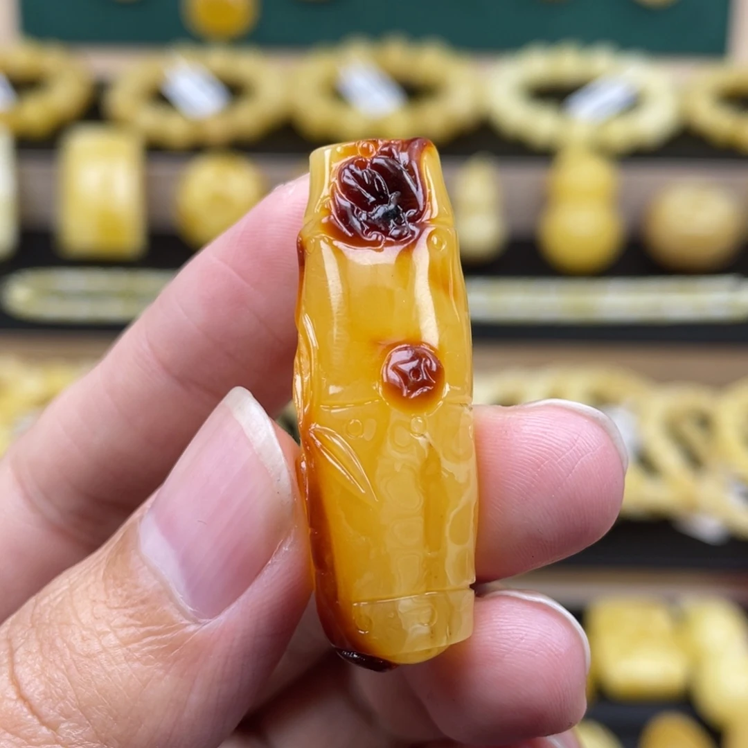 琥珀裸石未镶嵌琥珀蜜蜡